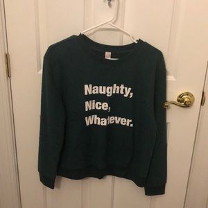 Green Christmas Sweater size M